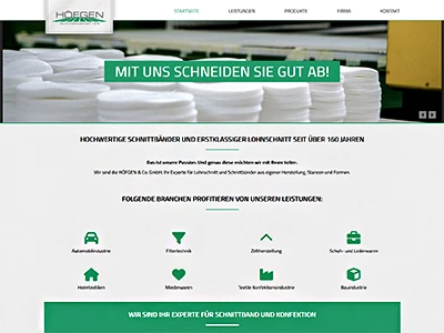 Website von Höfgen & Co. GmbH
