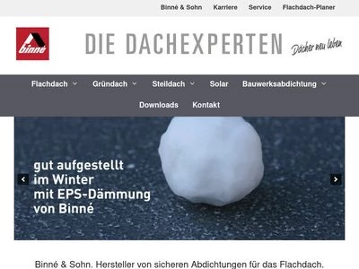 Website von Binné & Sohn GmbH & Co. KG