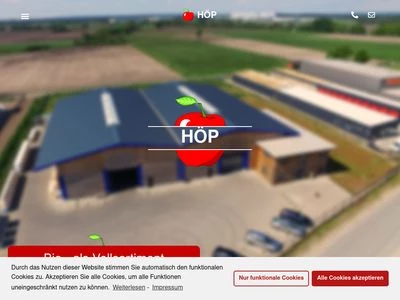 Website von HÖP GmbH & Co. KG