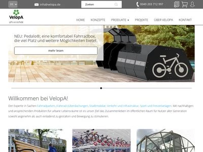 Website von VelopA GmbH