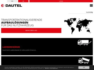Website von Dautel GmbH
