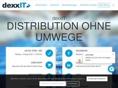 Website von dexxIT GmbH & Co. KG