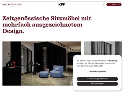 Website von KFF GmbH & Co. KG