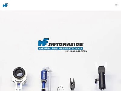 Website von MF-Automation GmbH