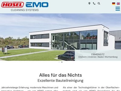 Website von HEMO GmbH