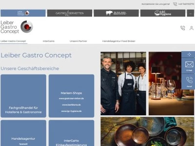 Website von Leiber Gastro-Concept GmbH & Co. KG