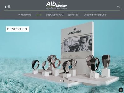 Website von Alb Display OHG