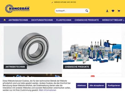 Website von Ewald Kongsbak GmbH & Co. KG