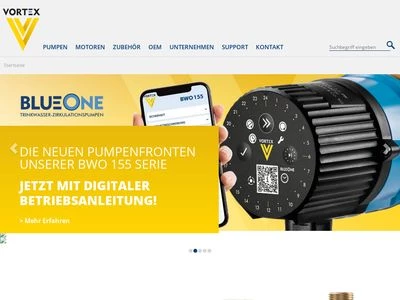 Website von Deutsche Vortex GmbH & Co. KG