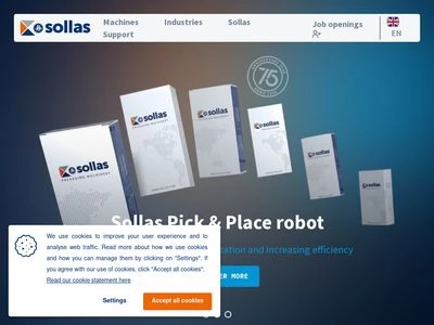 Website von Sollas Deutschland