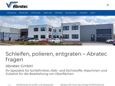 Website von Abratec GmbH
