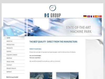 Website von R+S Group GmbH