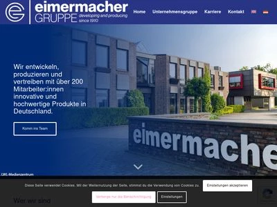 Website von Ferdinand Eimermacher GmbH & Co. KG