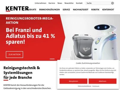 Website von Kenter GmbH