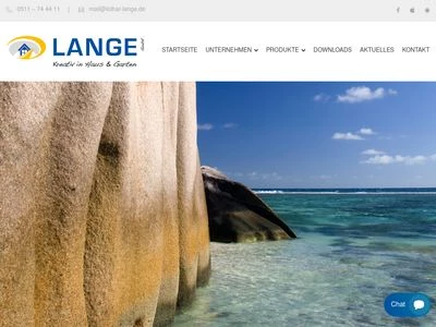 Website von Lothar Lange GmbH