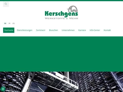 Website von Kerschgens Werkstoffe & Mehr GmbH