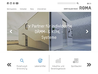 Website von Romakowski GmbH & Co. KG