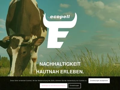 Website von Ecopell GmbH