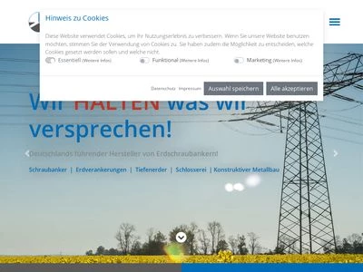Website von Glienke-Hemmerlein Metall GmbH
