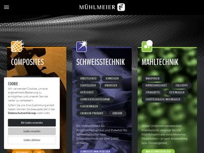 Website von Mühlmeier GmbH & Co. KG