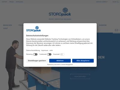 Website von Storopack Hans Reichenecker GmbH