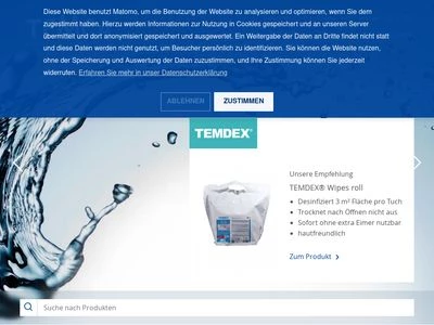 Website von Temca GmbH & Co. KG