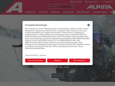 Website von ALPINA SPORTS GmbH