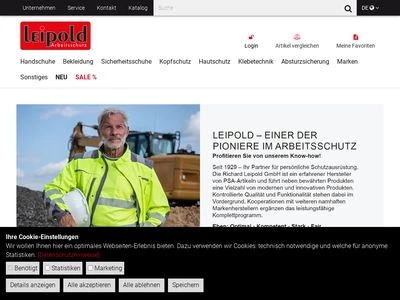 Website von Richard Leipold GmbH