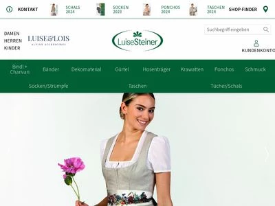 Website von Luise Steiner Trachtenaccessoires GmbH