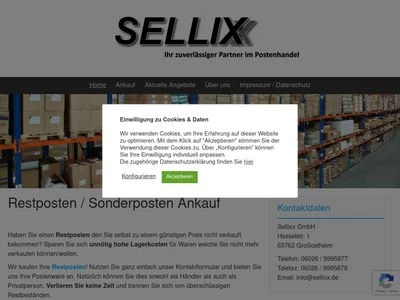 Website von Sellixx GmbH