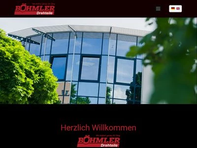 Website von Böhmler Drehteile GmbH