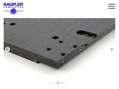 Website von Haufler Composites GmbH & Co.KG