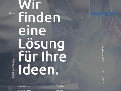 Website von Holzkirchner Metallverarbeitung GmbH