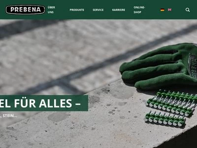 Website von PREBENA Wilfried Bornemann GmbH & Co. KG