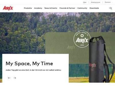 Website von Airex AG