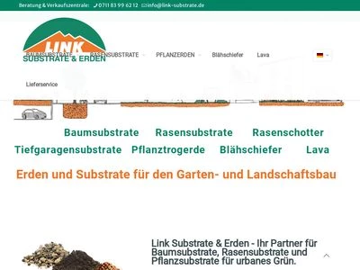 Website von Link Substrat Produktion und Handels GmbH