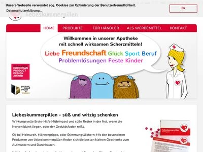 Website von liebeskummerpillen GmbH