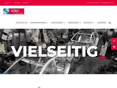 Website von KÖBO GmbH & Co. KG