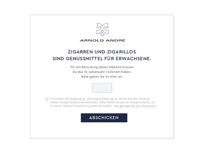 Website von Arnold Andre GmbH & Co. KG