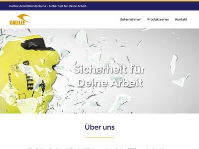 Website von Galilee GmbH