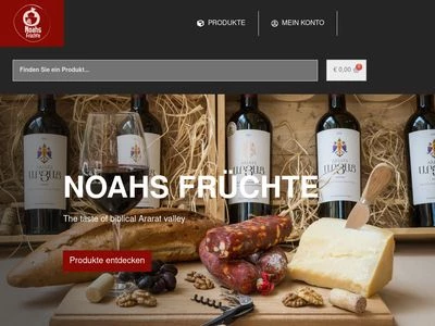 Website von A&D Food GmbH