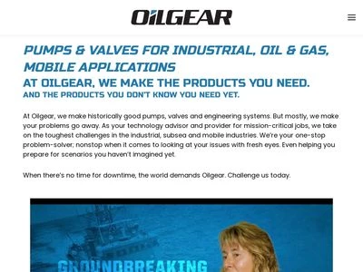 Website von Oilgear Towler GmbH