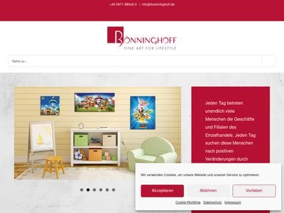Website von Bönninghoff GmbH