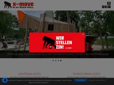 Website von X-MOVE GmbH
