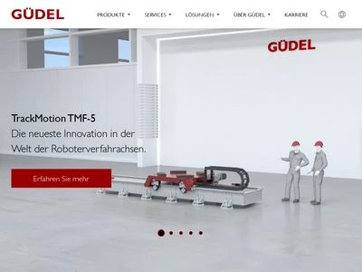 Website von Güdel Germany GmbH