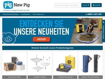 Website von New Pig BV