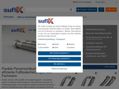 Website von Suflix