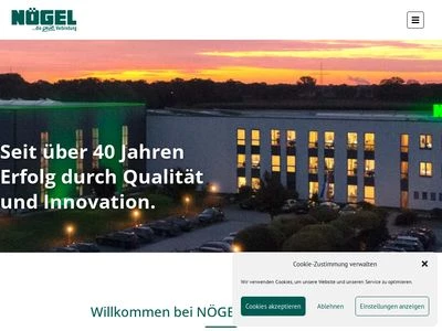 Website von Nögel Montagetechnik Vertriebsgesellschaft mbH