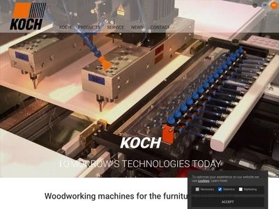 Website von Koch Technology GmbH & Co. KG