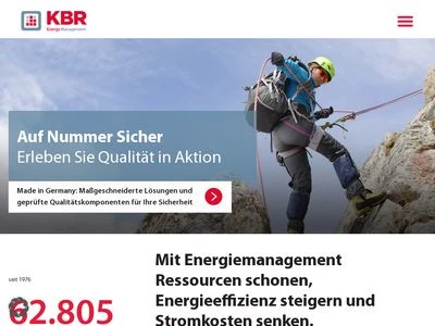 Website von KBR Kompensationsanlagenbau GmbH